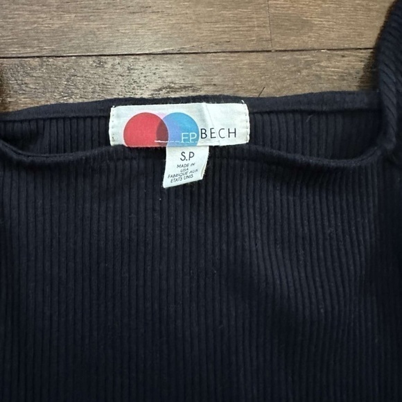 Free People Beach- black body-con dress-Size Small-EUC - Picture 4 of 6